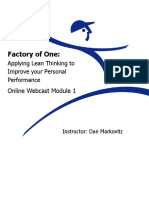 Factory One Module1 Emanual PDF