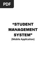 FInal Year Project Student Managment System