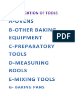 Classification of Tools