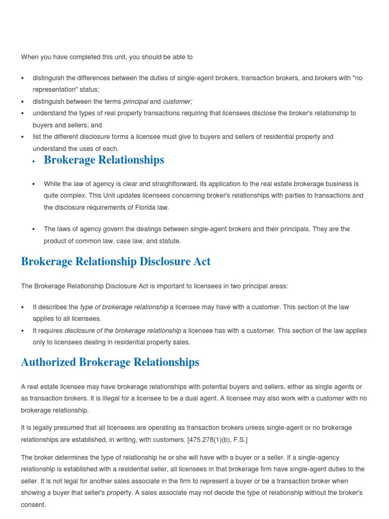 Brokers And Sellers >> Broker Real Estate Broker Law Of Agency Brokers And Sellers >> Broker Real Estate Broker Law Of Agency