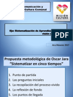 Sistematización Oscar Jara