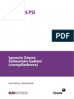 Saenz, Igancio & Sebastian Gabini, Eds 2016 Escritos Psi PDF