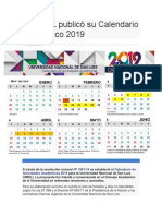 La UNSL Publicó Su Calendario Académico 2019