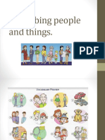 Describing People and Things