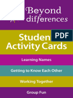 Activity Cards