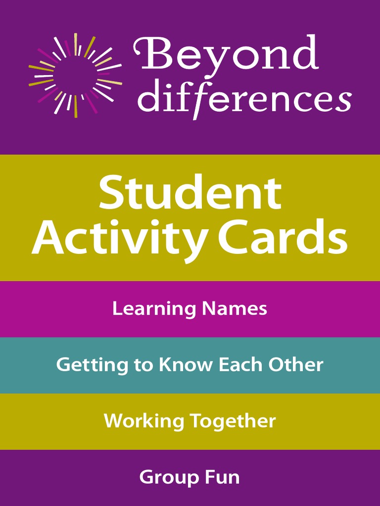 Activity Cards PDF Leisure