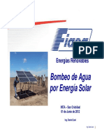 Bombeo de Agua Por Energía Solar