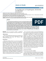 Inhibitory Effect of Lactic Acid Bacteria