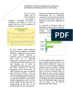 Analisis Sobre Crecimeinto y Participacion en El Estado de Veracruz S en La Actividad Economica Estatal y Nacional