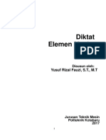 Yusuf Rizal Fauzi Diktat Elemen Mesin 2017 PDF