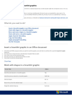 Working With SmartArt Graphics Keyboard Shortcuts PDF