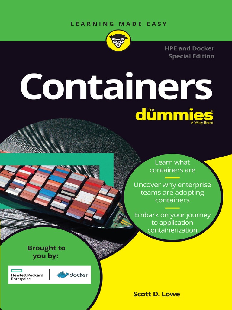 Containers For Dummies PDF PDF Virtual Machine Cloud Computing