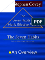 Dr. Stephen Covey: The Seven Habits of Highly Effective People