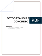 FOTOCATALISIS EN EL CONCRETO