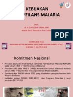 Kebijakan Surveilans Malaria
