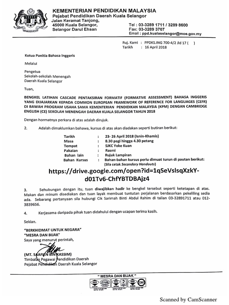 2018 Bengkel Formative Assesment Cefr Pdf