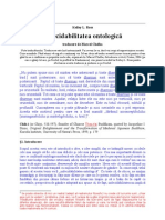 Indecidabilitatea ontologică (Kelley L. Ross)