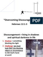 "Overcoming Discouragement": Hebrews 12:1-3