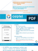 Reglamento para La Atención de Reclamos de Usuarios de Servicios Públicos de Telecomunicaciones Res. 047-2015-CD/OSIPTEL