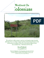 Colossians: Workbook On