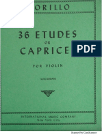 Fiorillo - 36 Caprices Etudes Edicion Ivan Galamian