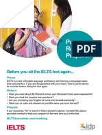 Pause. Reflect. Prepare.: Before You Sit The IELTS Test Again..