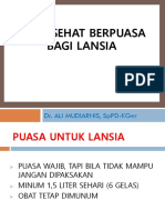 Cara Sehat Berpuasa Bagi Lansia