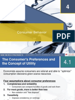 Consumer Behavior Microeconomic Theory