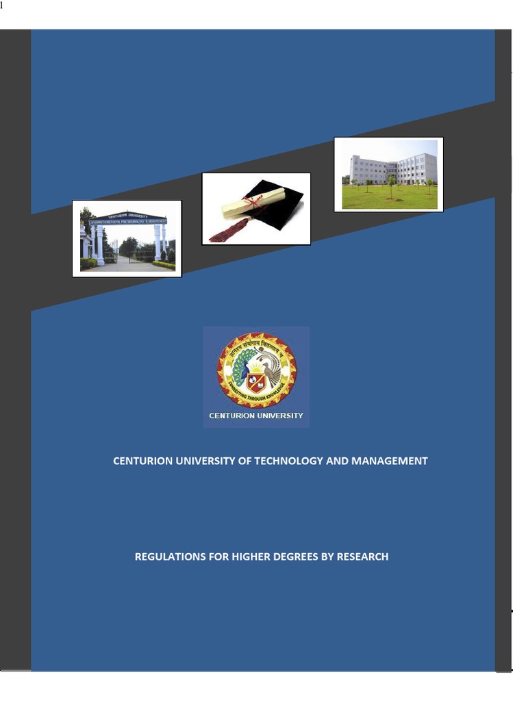 Ph D Guideline Pdf Doctor Of Philosophy Thesis