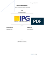 Instituto Profesional Ipg Informe Numero 2