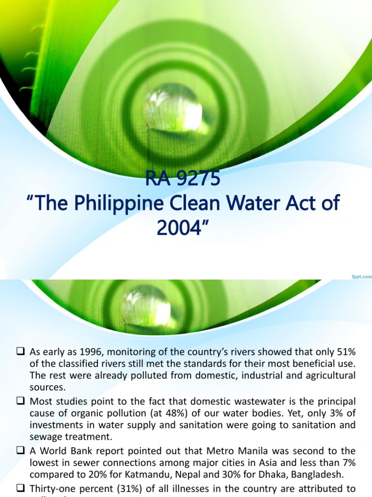 ra-9275-pdf-clean-water-act-wastewater