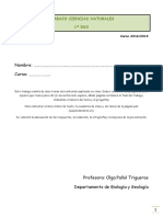 Trabajo Ciencias Naturales 1º Eso