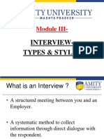 Amity Engineering School Interview Guide