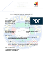 SK Meeting Minutes Pinagbuklod Barangay