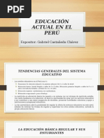 Educación Actual en El Perú
