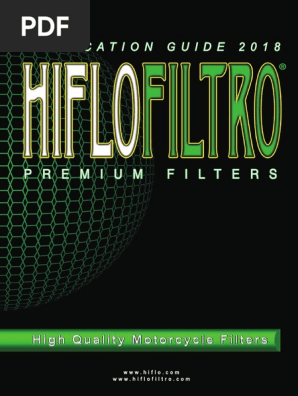 Trial, cross: onderdelen HIFLO HF139 OIL FILTER FOR CCM KAWASAKI SUZUKI SEE LISTING