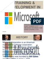 Training & Development in Microsoft