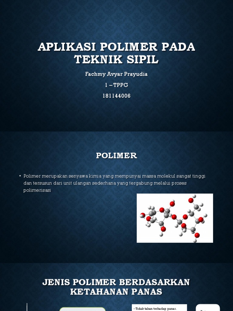 Aplikasi Polimer Dalam Teknik Sipil | PDF
