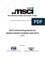 2019 Technical Regulations For Indian Junior Touring Cars (Ijtc)