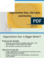 Organization Size, Life Cycle, and Decline