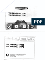 Valpadana 7070 User Manual