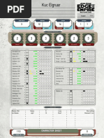 Edge of The Empire Character Sheet Form Fillable v2 | PDF | Role ...