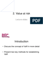 Value at Risk Lecture
