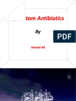 β-lactam Antibiotics: Fawad Ali