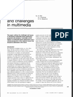 Evolution and Challenges in Multimedia: A. Dan S. I. Feldman D. N. Serpanos