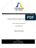 Energy Efficient Light Control System: Jingwei Wang and Ziqi Zhou