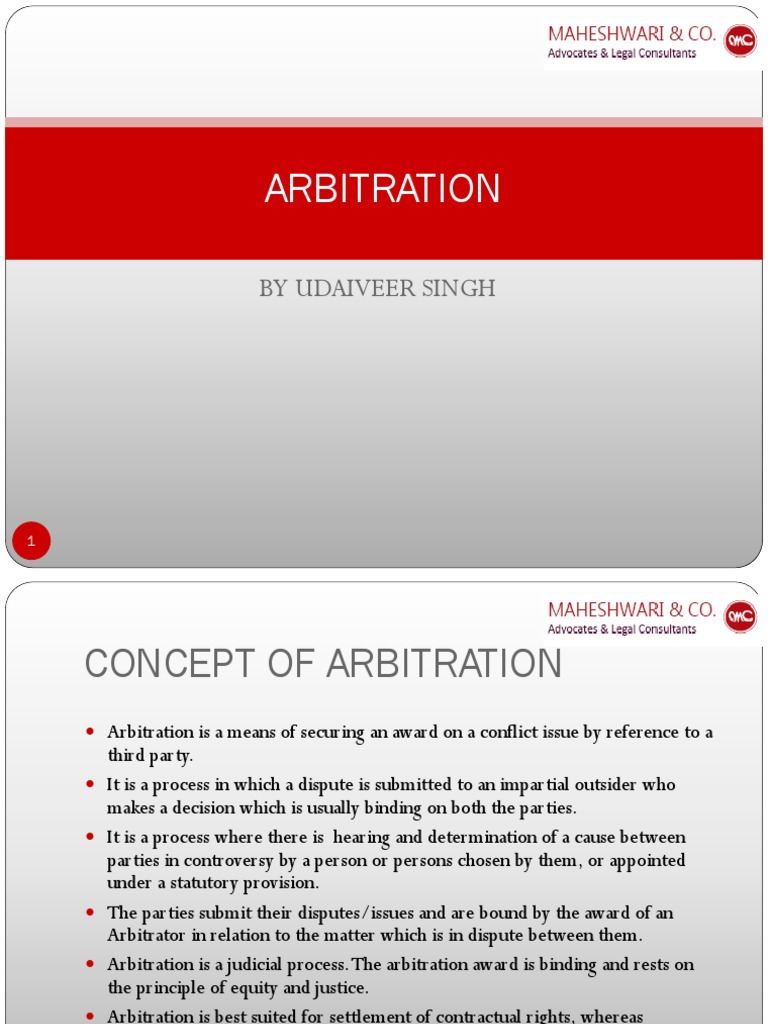 Understanding Arbitration in India | PDF | Alternative Dispute ...