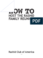 How To Family Reunion Host The Rashid Rashid Club of America
