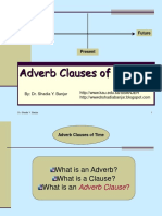 Adverb Clause of Time (Adverbial Cause of Time)