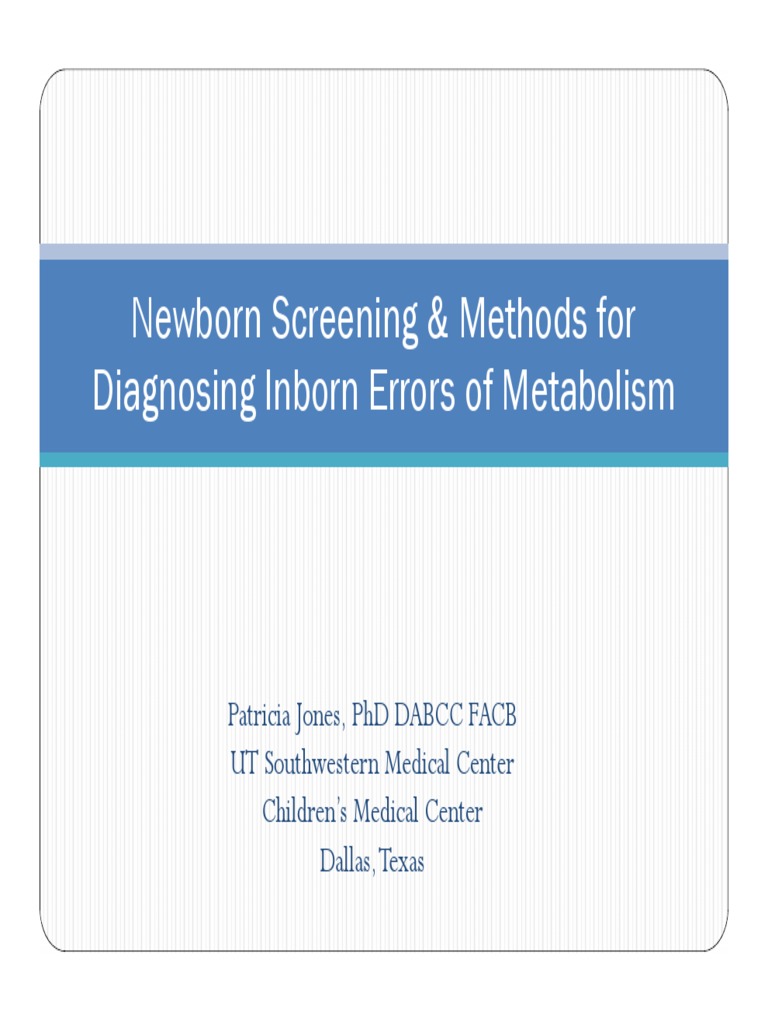 Newborn Screening Reveals Maple Syrup Urine Disease | PDF ...